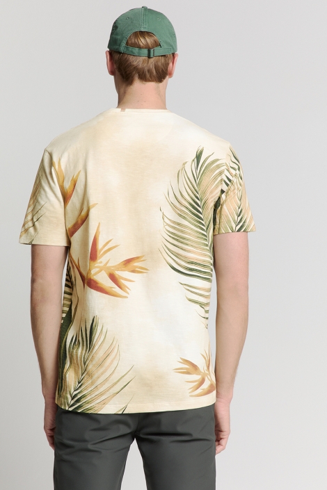 NO-EXCESS t-shirt crewneck allover printed sl